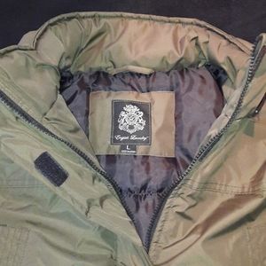 English Laundry Coat with Removable Fur Hood